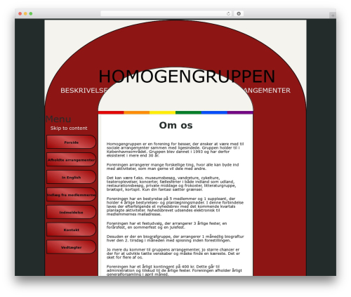Aplos WordPress theme - homogengruppen.dk