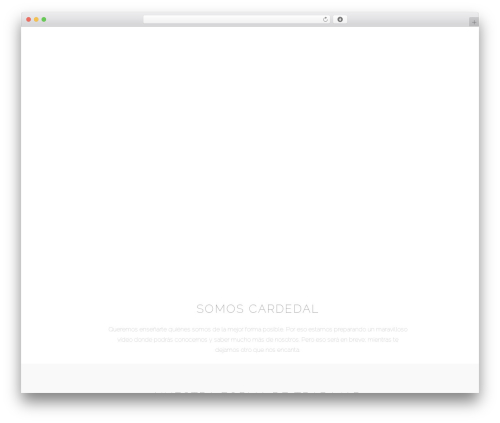 Constructor best WordPress theme - cardedal.es
