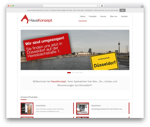 Crevision theme WordPress - haus-konzept.eu