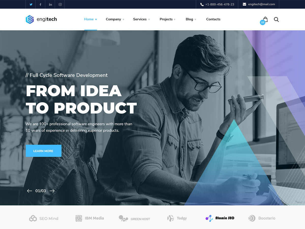 Engitech | Shared by WPTry.org WordPress theme for business Engitech | Shared by WPTry.org WordPress theme for business