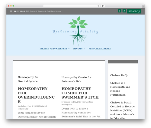 Gourmet ads WordPress plugin - reclaimingvitality.com