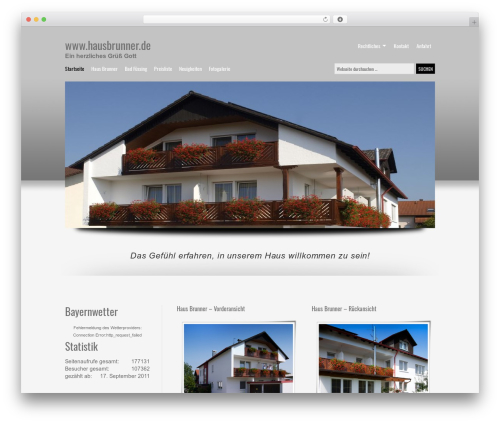 Genesis WordPress theme - hausbrunner.de