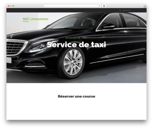 Chauffeur booking system WordPress plugin - nsc-limousines.ch