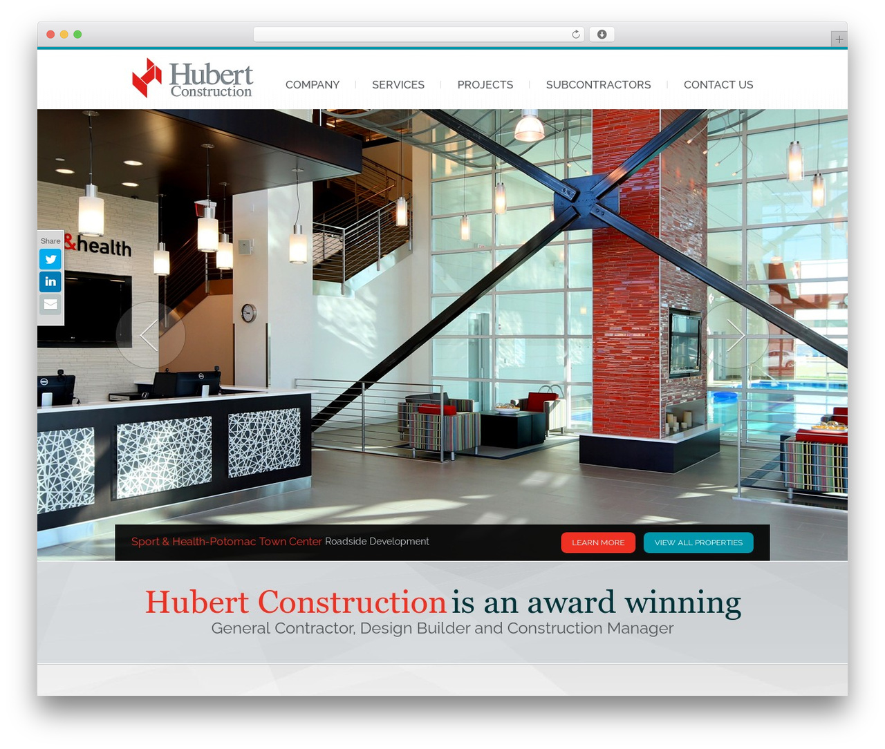 Hubert Construction theme WordPress - hubertco.com Hubert Construction theme WordPress - hubertco.com