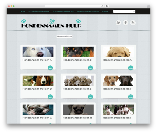 JournalCrunch theme WordPress - hondennamen-hulp.nl