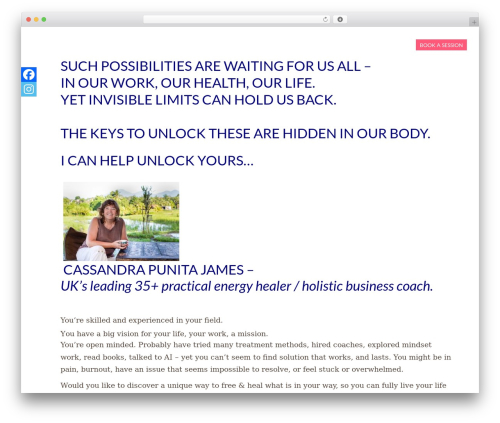 Jupiter WordPress theme - healingthedeep.com