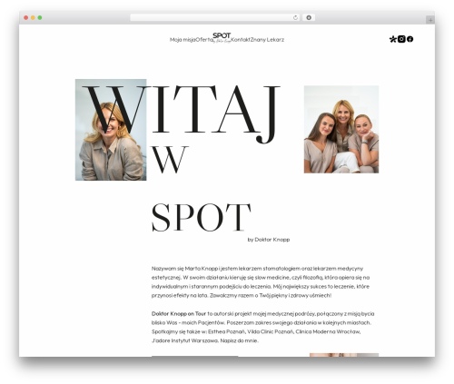 knopp WordPress theme - dentaspot.pl