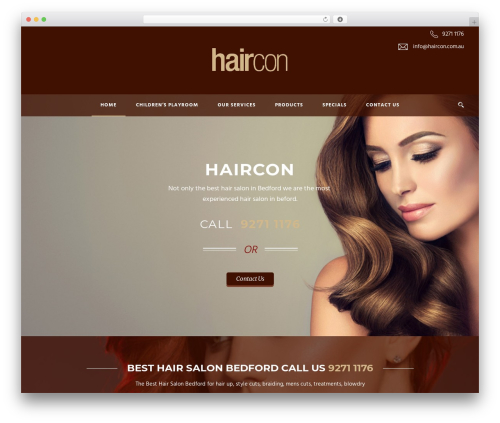LimoKing WordPress theme design - haircon.com.au