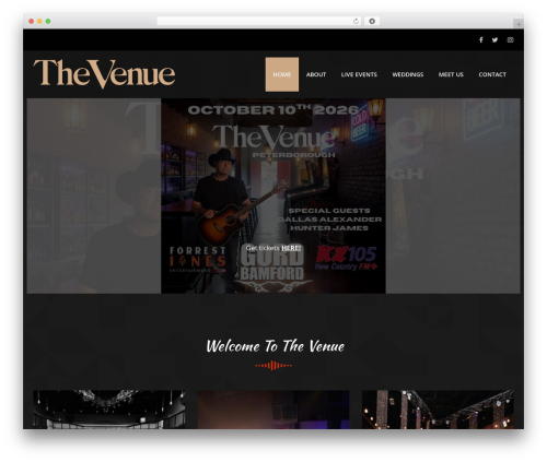 Nightery WordPress theme - venueptbo.ca