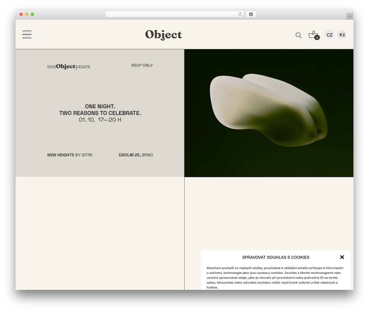 Object WordPress store theme - objectstore.cz