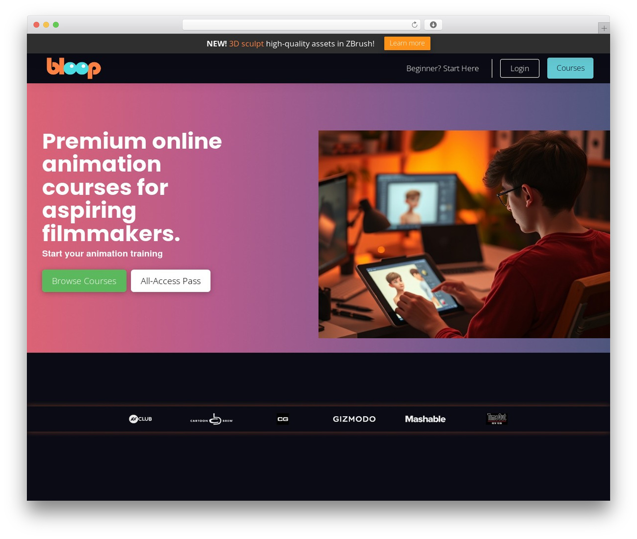 Pro WordPress theme - bloopanimation.com Pro WordPress theme - bloopanimation.com