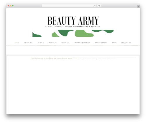 Refined Theme WordPress theme - beautyarmy.com