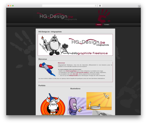 Revolution WordPress theme - hg-design.be