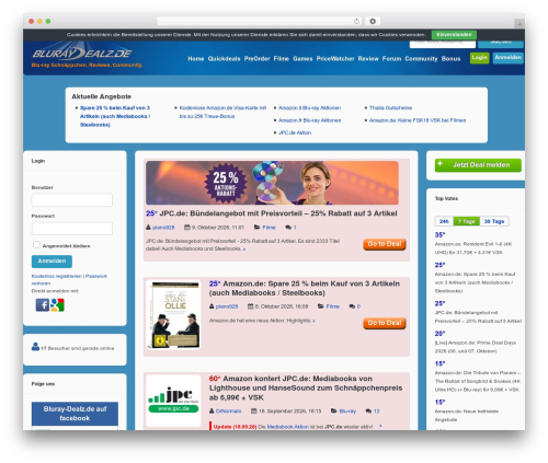 Theme WordPress Buddy - bluray-dealz.de
