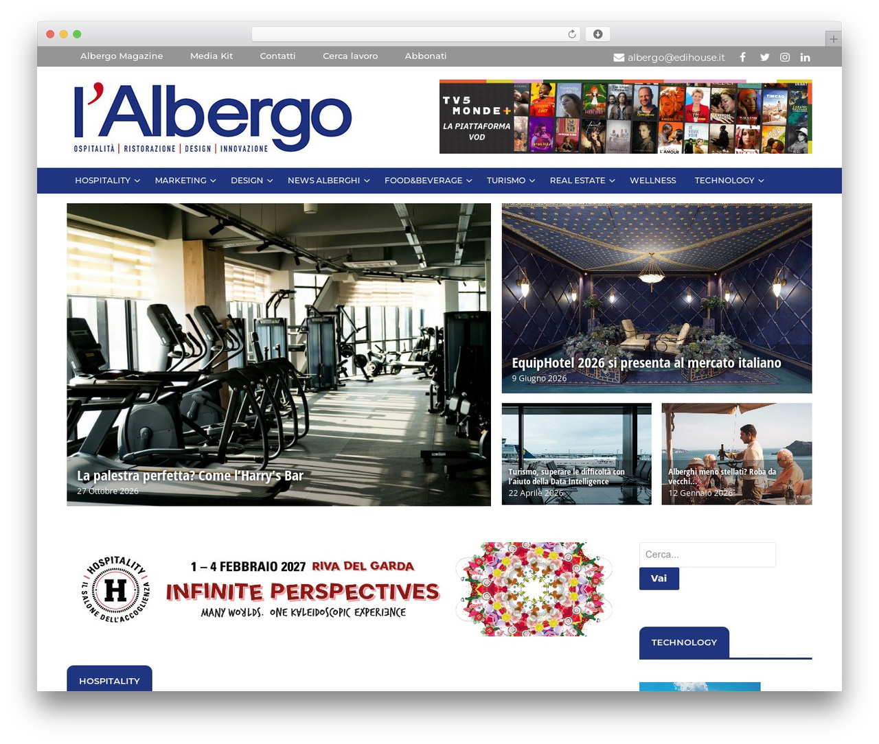 Theme WordPress Responsive - www.albergo-magazine.it