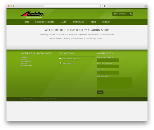 Ultimate WordPress ecommerce theme - hattersleyaladdin.co.uk/shop