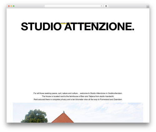 WordPress theme Anders - studioattenzione.com