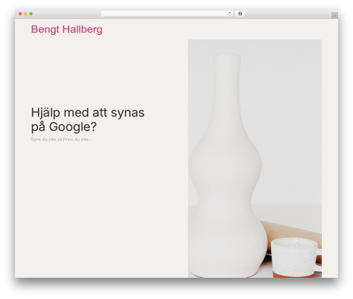 Nimble builder pro WordPress plugin - bengthallberg.se