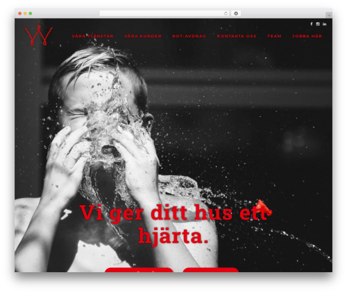 WordPress theme Wikmans VVS - wikmansvvs.se