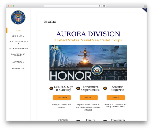 Cornerstone powerpack WordPress plugin - auroraseacadets.org