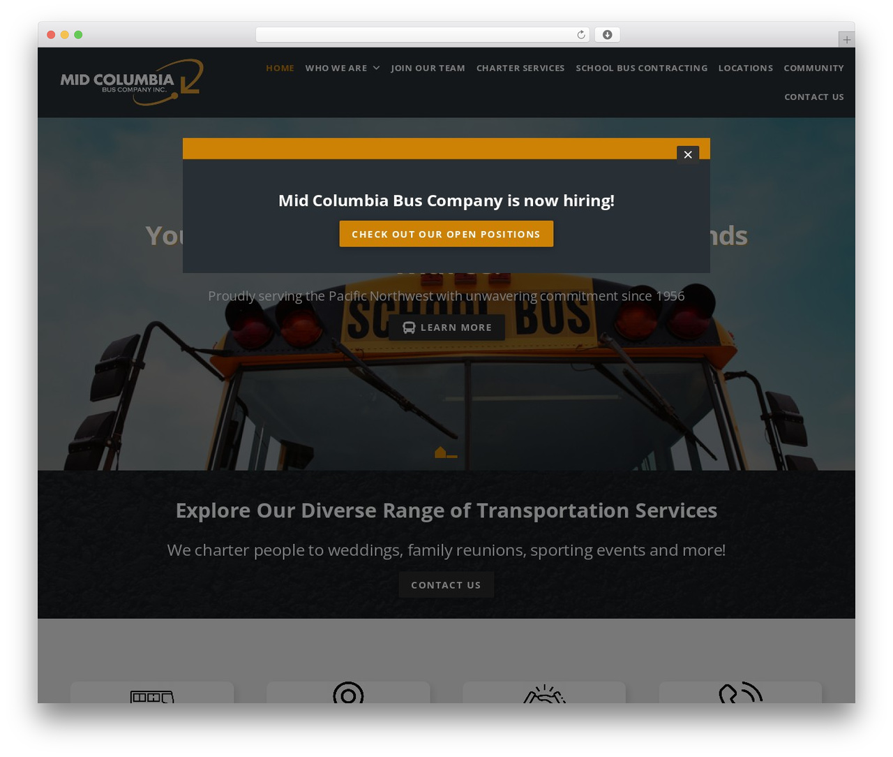 Bike Shop business WordPress theme - midcobus.com