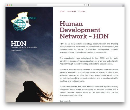 Bushwick WordPress theme - hdn-algeria.org