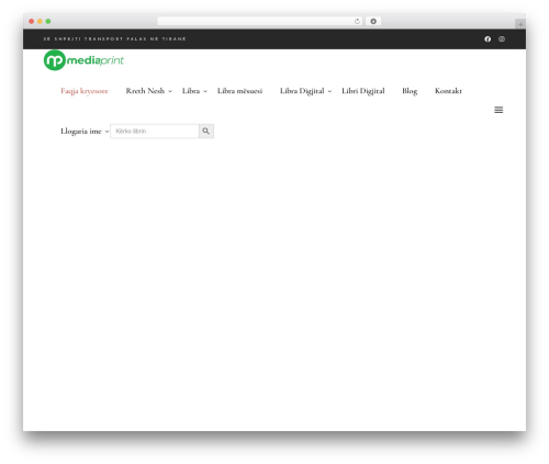 chapterone best WordPress theme - mediaprint.al