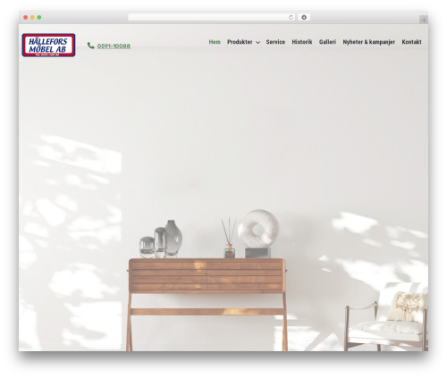 CMS cmsvrx system WordPress theme - halleforsmobel.se