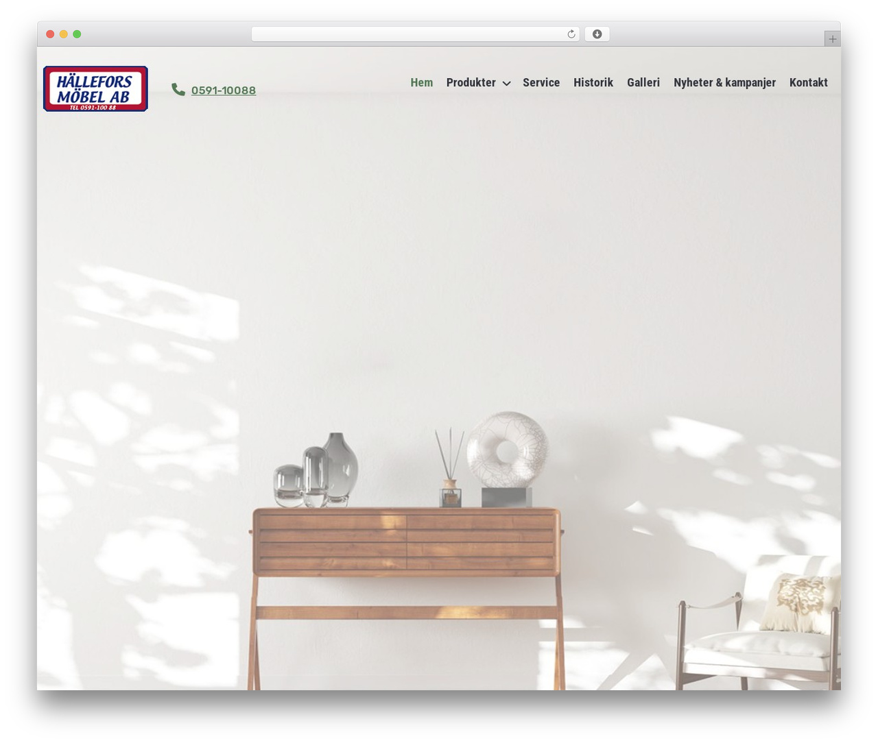 CMS cmsvrx system WordPress theme - halleforsmobel.se