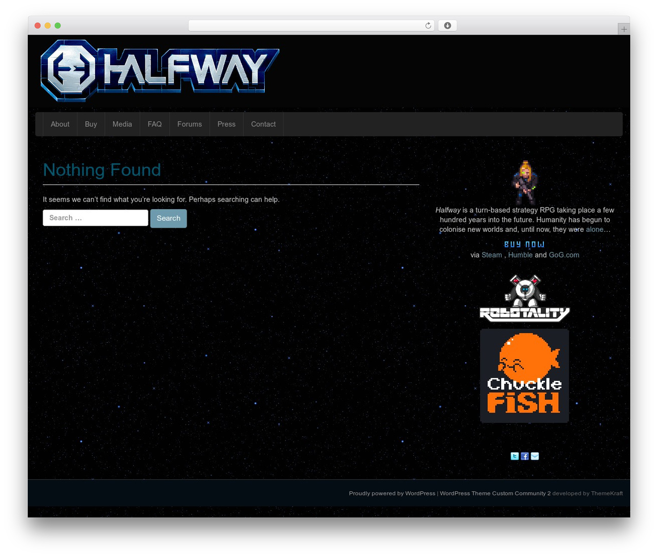 Custom Community WordPress theme - halfwaygame.com Custom Community WordPress theme - halfwaygame.com