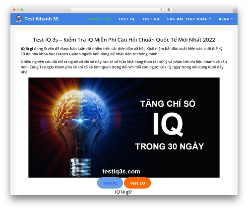 DEV Wordpress best WordPress theme - testiq3s.com