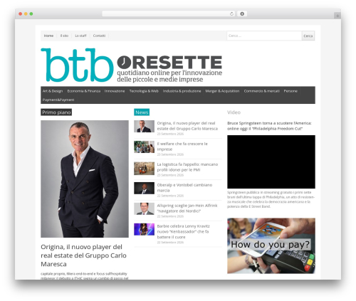 NewsPlus newspaper WordPress theme - btboresette.com