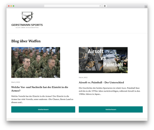 nutmeg theme WordPress - gerstmann-sports.de