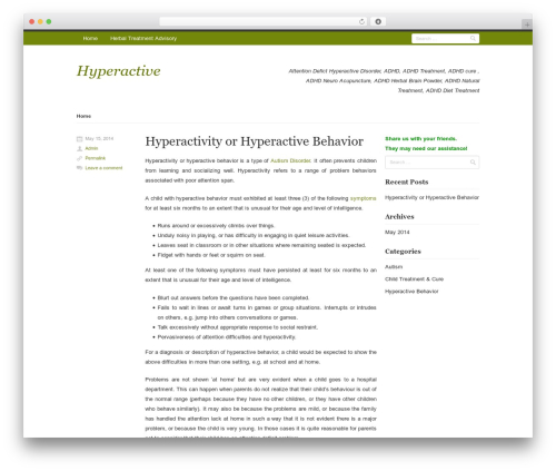 Rumput Hijau best WordPress theme - hyperactive.herbal-treatment-advisory.com