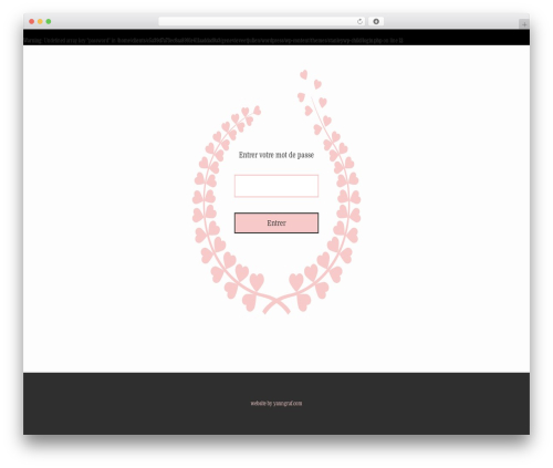 StanleyWP WordPress theme - genevieve-et-julien.ch