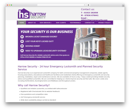 Synapse theme WordPress free - harrowsecurity.co.uk