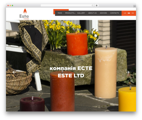 Theme WordPress este - estecandles.com