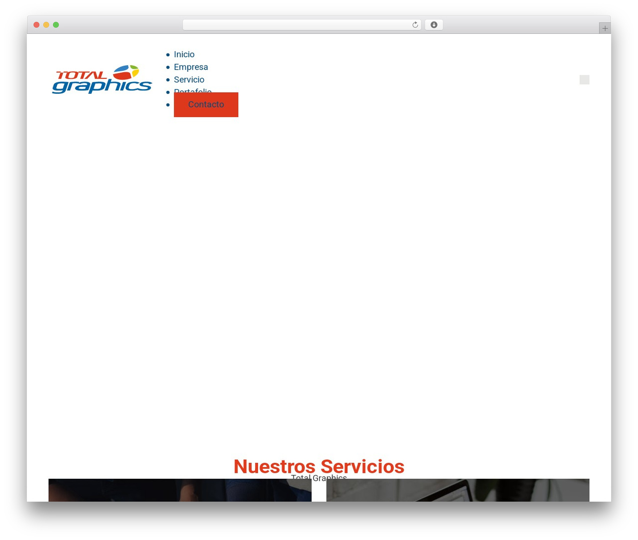 Theme WordPress Bricks - totalgraphics.cl