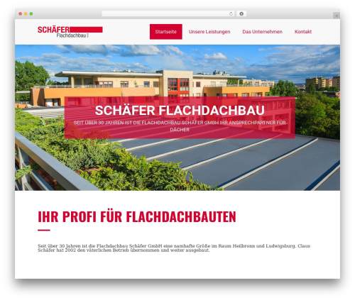 Theme WordPress SDV Theme - flachdachbau-schaefer.de