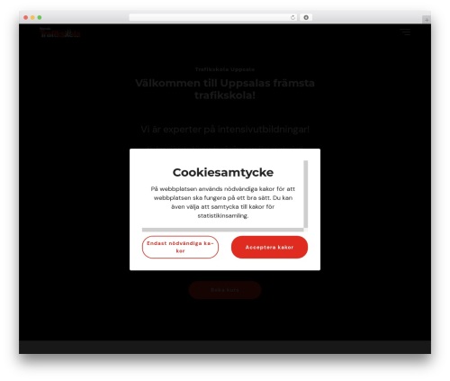 Theme WordPress WW Platform - uppsalatrafikskola.se
