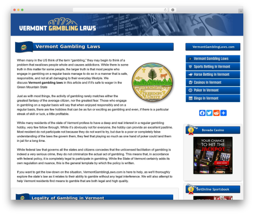 Gs xml feed WordPress plugin - vermontgamblinglaws.com