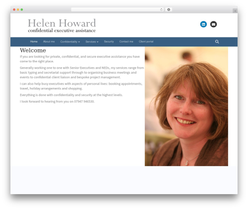 Wp client WordPress plugin - helenhoward.co.uk