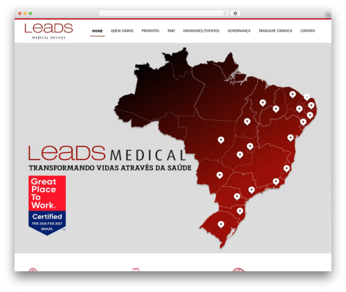 WP Bootstrap Starter WordPress theme - leadsmedical.com