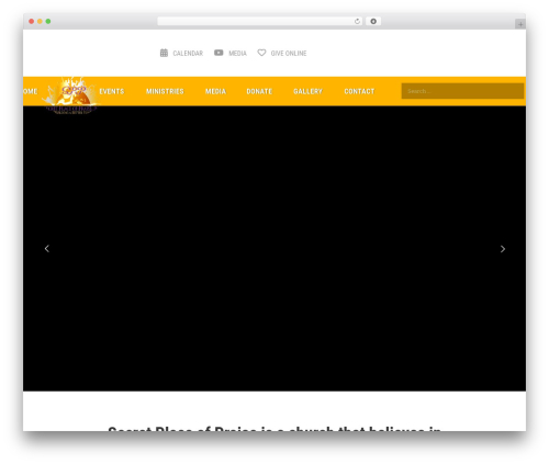 WP theme Bethlehem - secretplaceofpraise.org