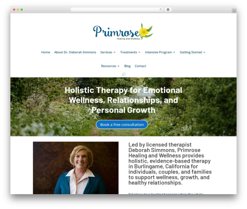 WP theme Divi - primrosehealingandwellness.com