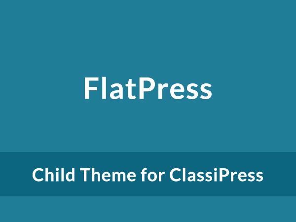 FlatPress WordPress theme