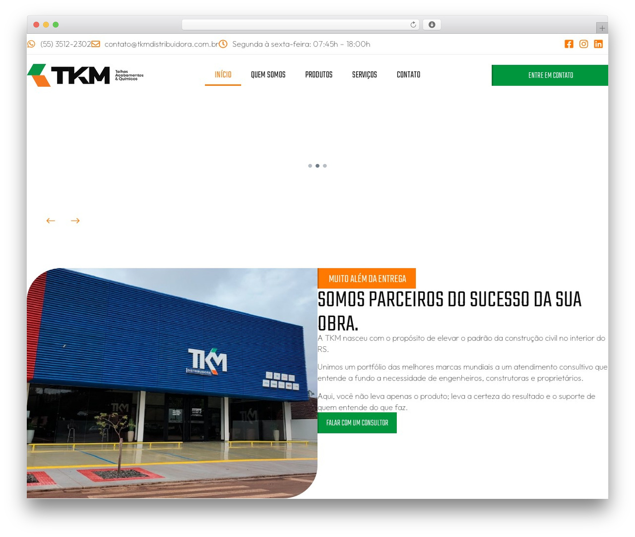 Hello Elementor theme WordPress - tkmdistribuidora.com.br