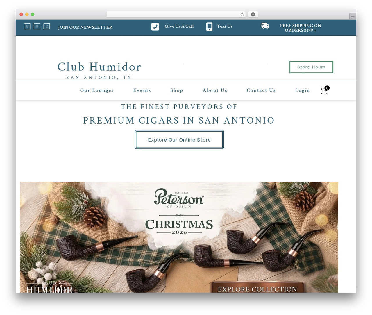 Hello Elementor WordPress theme - clubhumidor.com