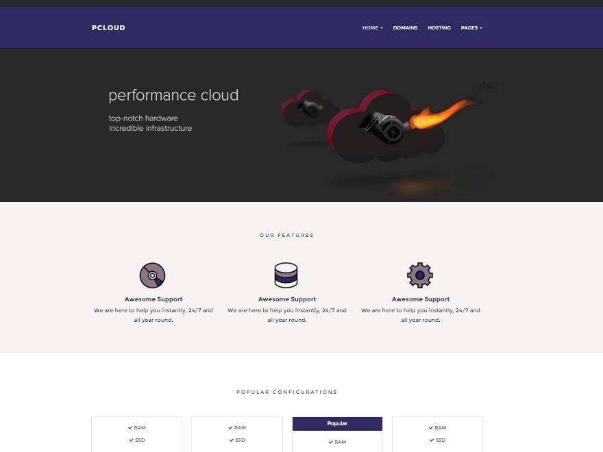 pcloud WordPress theme by Cmsbased