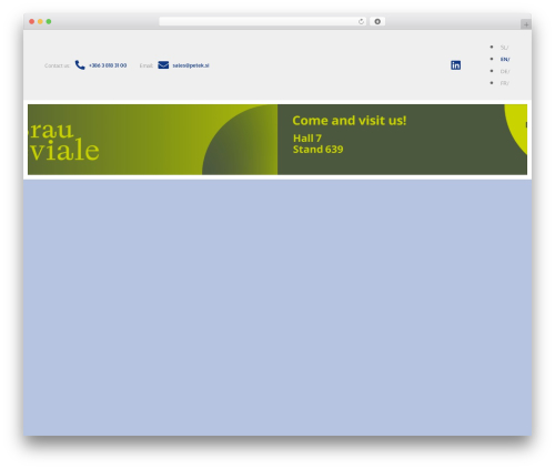 PETEK WordPress theme - petek.si